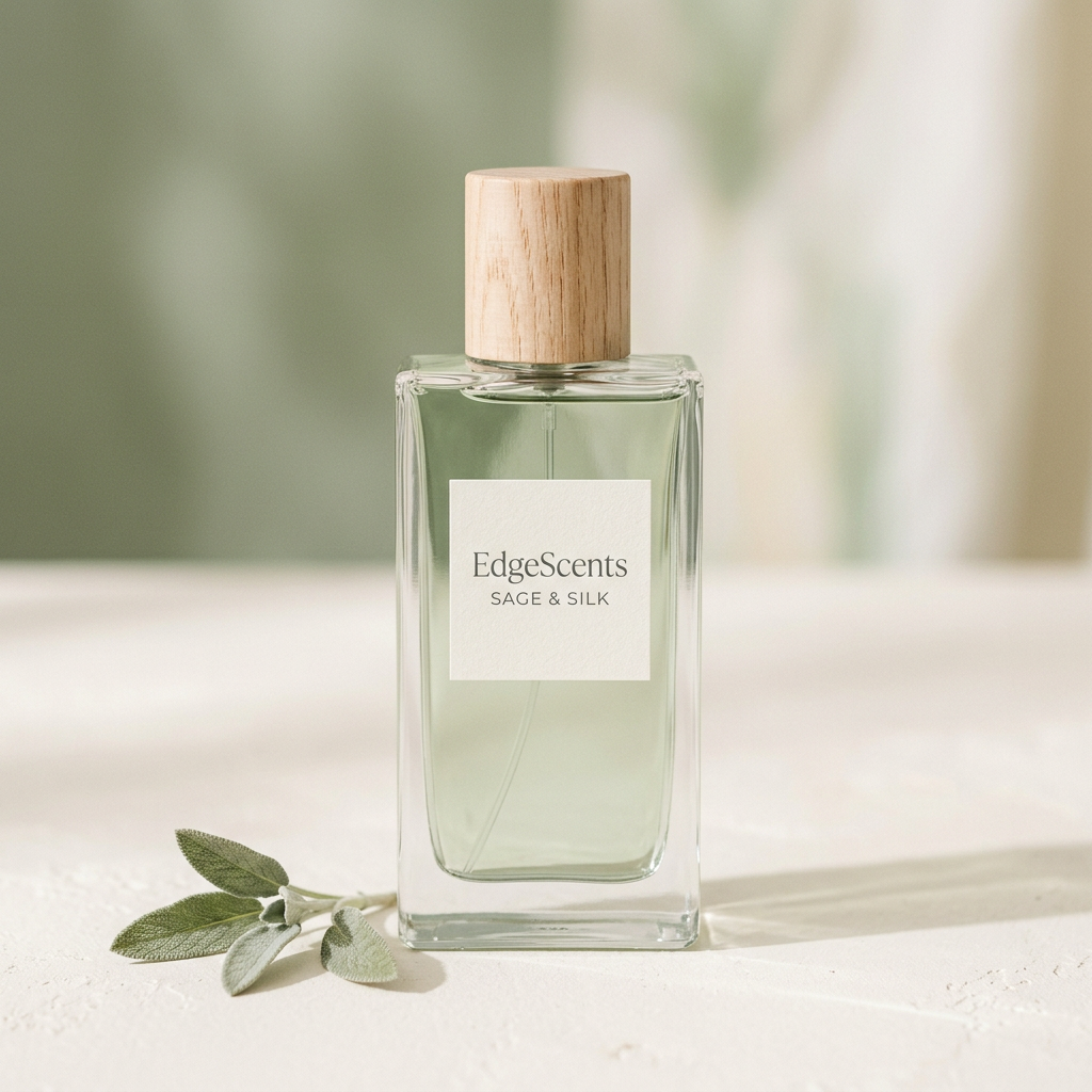 Sage & Silk fragrance bottle